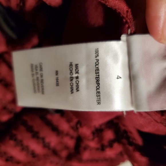 NWT red dress girl size 4 - Picture 4 of 8